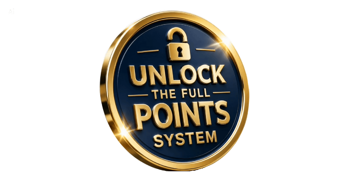 Animated spinning coin illustrating the Biz Points system